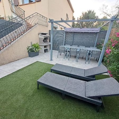 Le Castel - Haut de villa - climatisé - barbecue - jardin Cagnes-sur-Mer Exterior foto